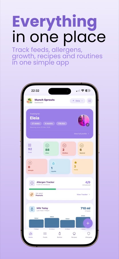 MunchSprouts app